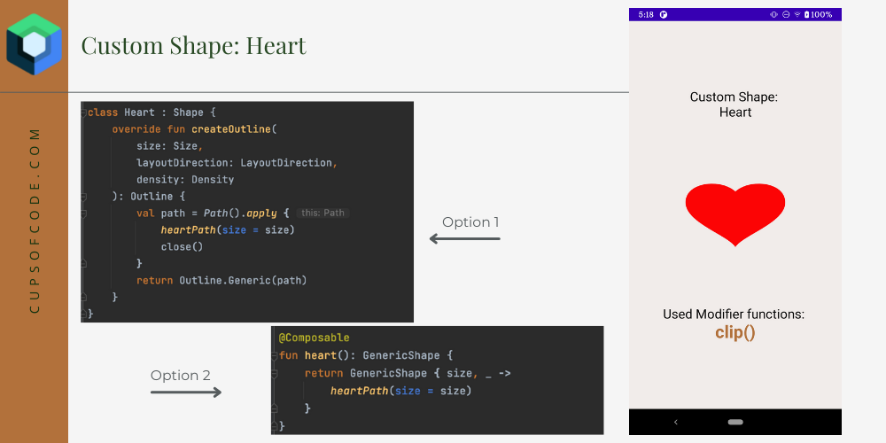 Shapes in Jetpack Compose. Jetpack Compose provides various tools